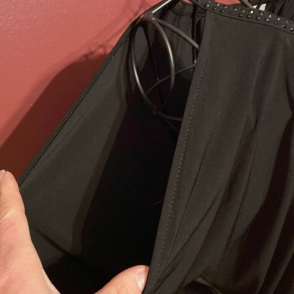 Michael Michael kors shirt open shoulders with bling 3/4 sleeve size medium​​​ - Picture 9 of 9